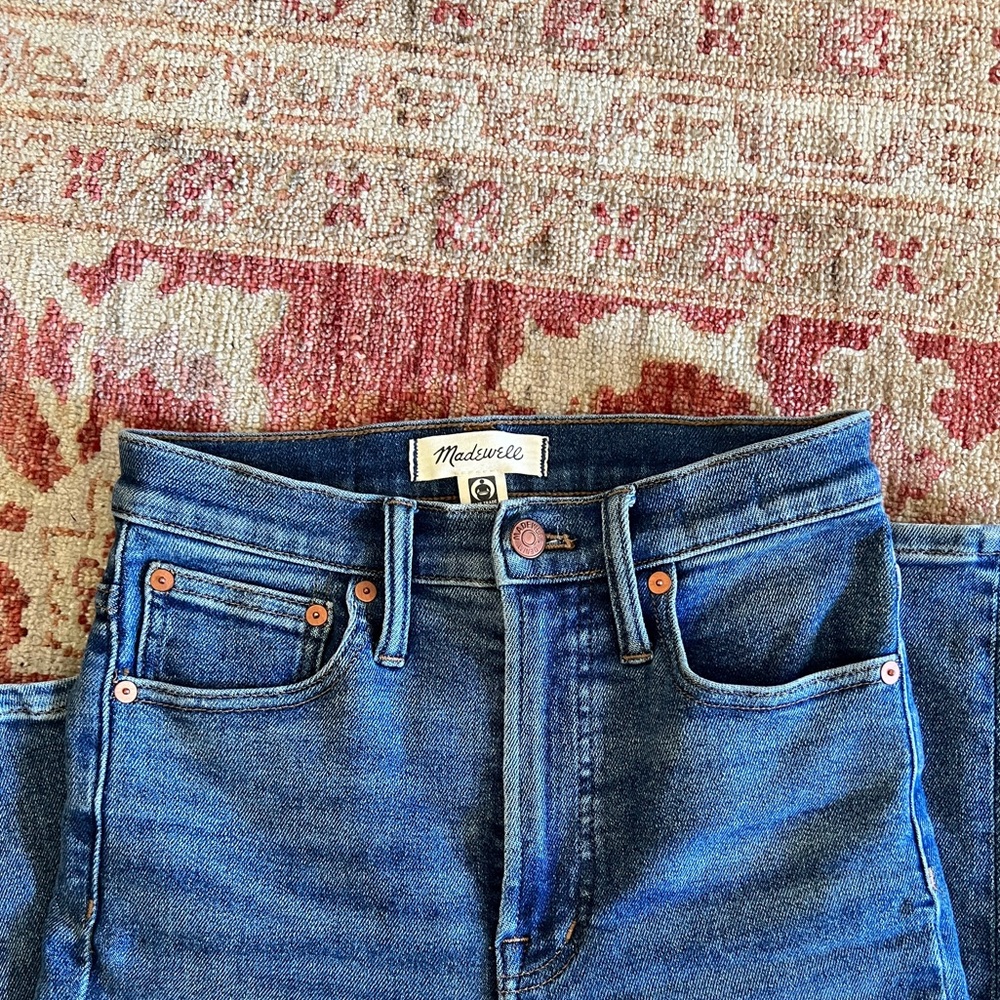 Madewell The Perfect Vintage Jean 24 EUC high rise straight